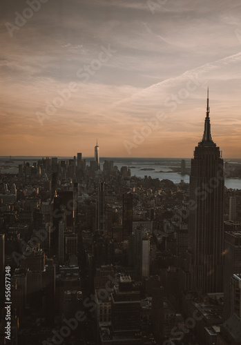 city skyline Manhattan usa New York panorama 