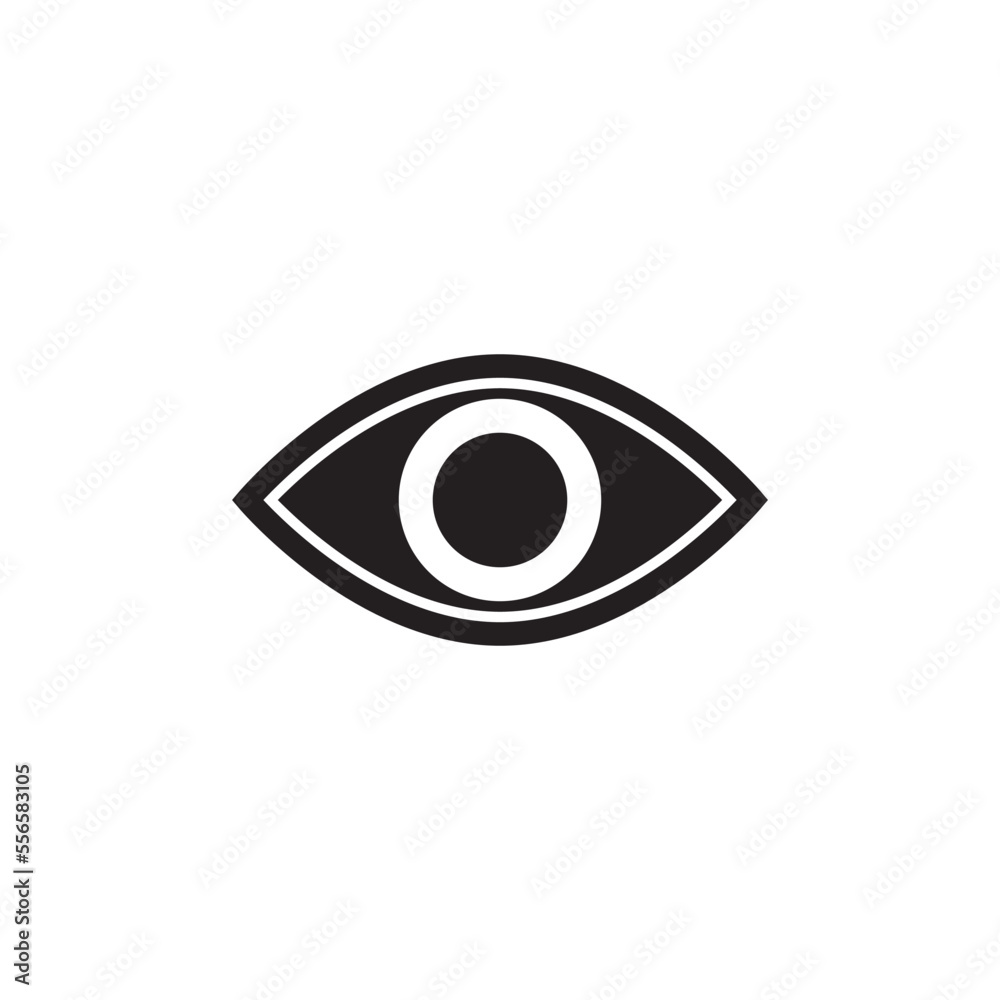 Eye icon vector logo design illustration Eye icon vector logo design illustration