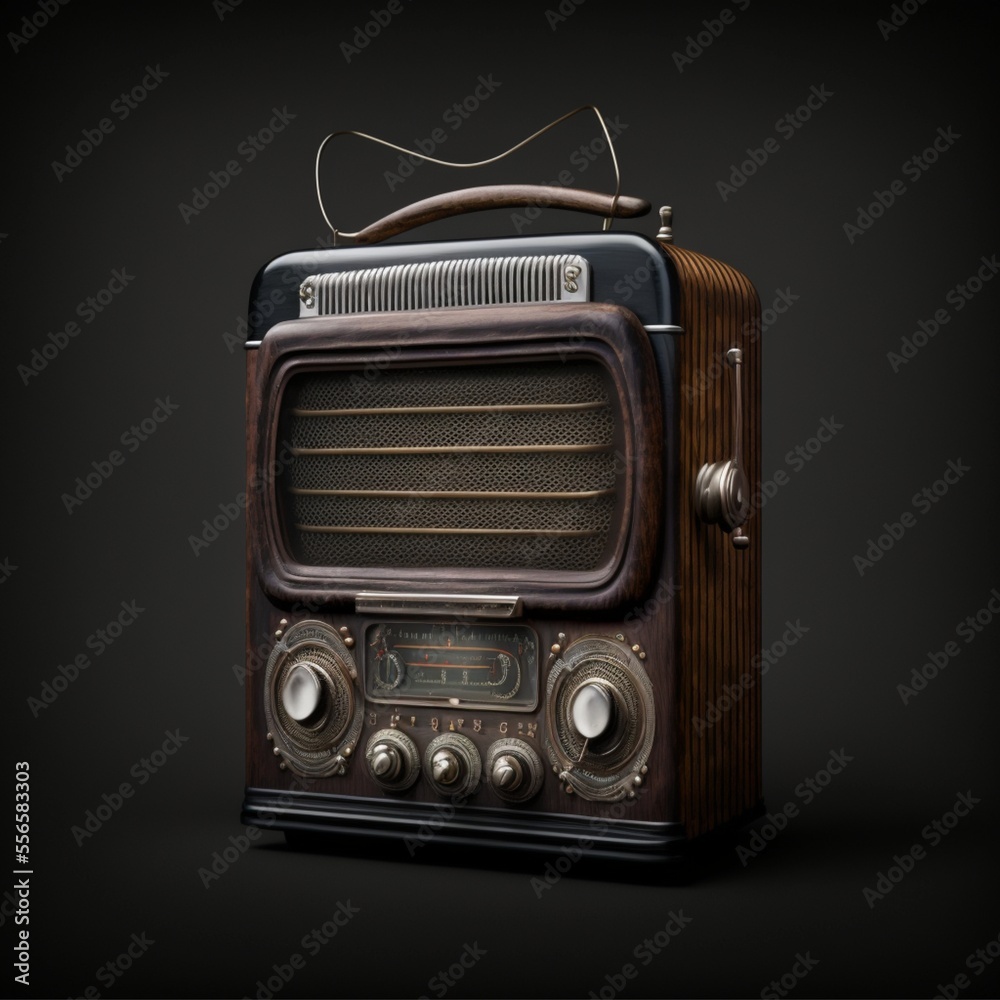 old antique radio vintage photography