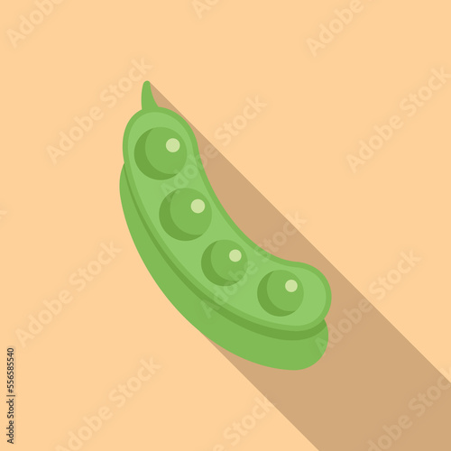 Bean seasonal allergy icon flat vector. Person disease. Sick summer