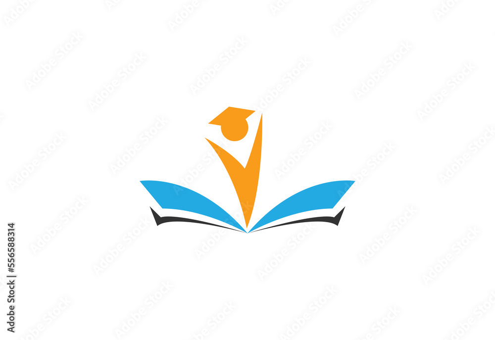 Best book logo creative book and best education logo abstract and Vector. Best book logo creative book and best education logo abstract and Vector.