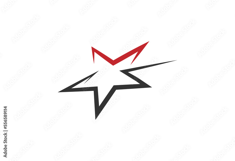 Abstract star logo icon design template elements. eps 10. Abstract star logo icon design template elements. eps 10.