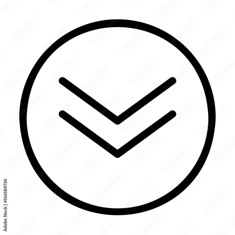 down arrow line icon down arrow line icon