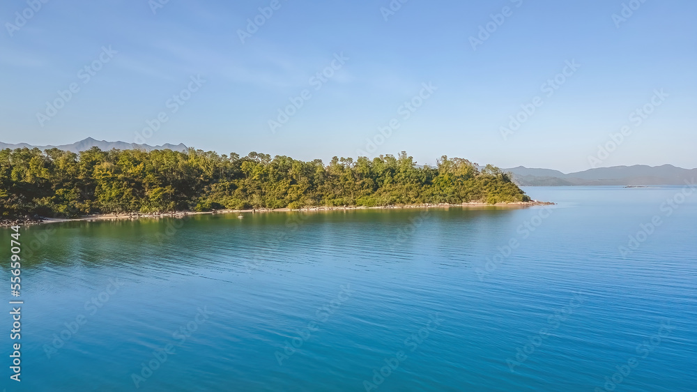 Starfish bay coastline in Ma On Shan, Hong Kong. 23 Dec 2022