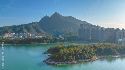 Starfish bay coastline in Ma On Shan, Hong Kong. 23 Dec 2022