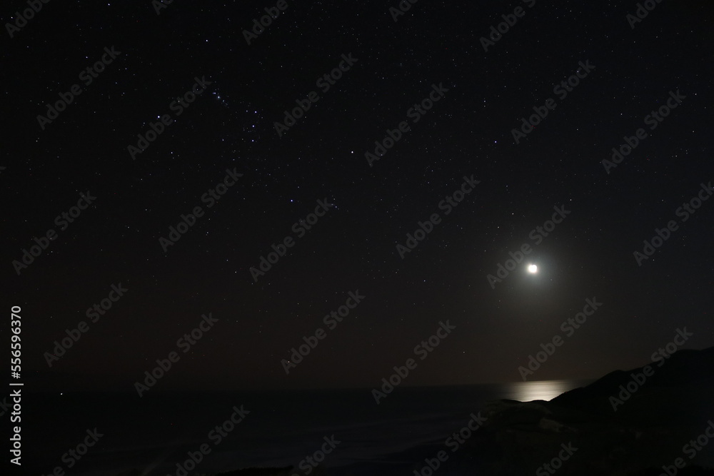 Naklejka premium night sky with stars