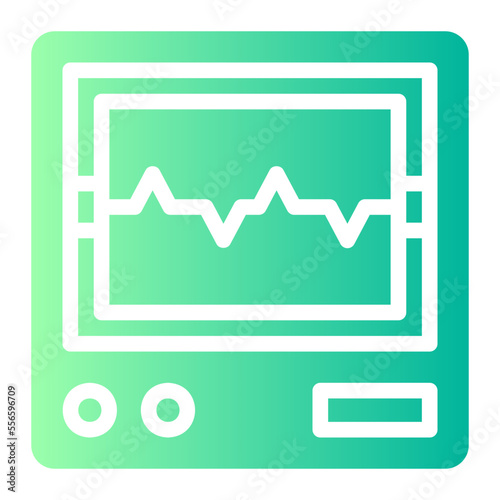 seismograph gradient icon