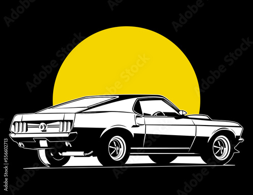 perfect 90s muscle design illustration vector idea