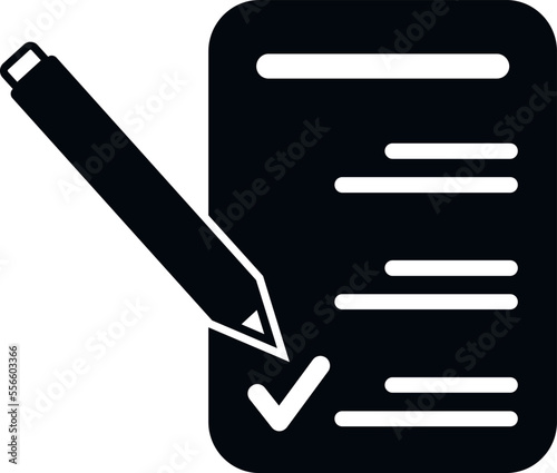 Sign paper icon simple vector. Vote democracy. Voter justice
