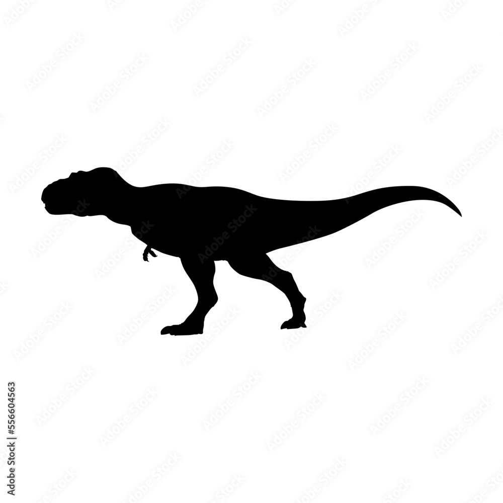 Tyrannosaurus of silhouette