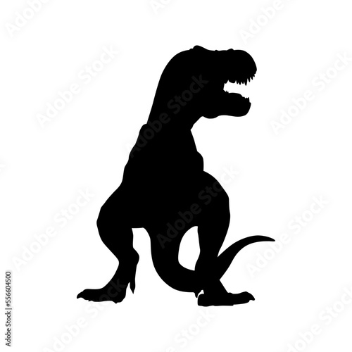 Tyrannosaurus of silhouette