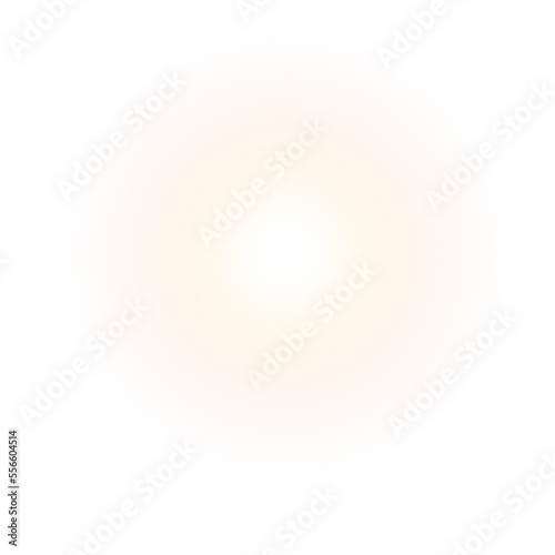 Transparent sunlight special lens flare light effect, isolated background
