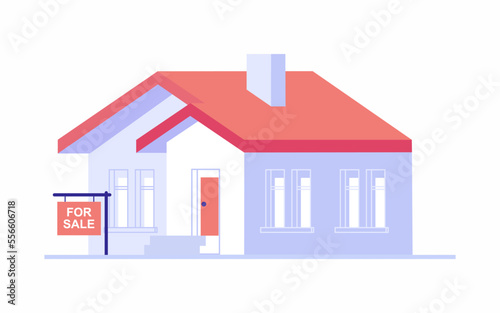 House for sale. Real estate business concept with houses.