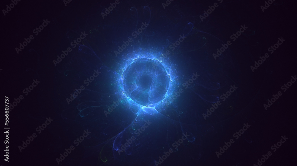 3D rendering abstract round light background 3D rendering abstract round light background
