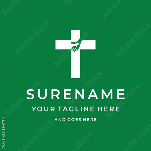church charity christian God help humanity fund donate custom logo design for non-profit logo design vector illustration custom logo design for non-profit