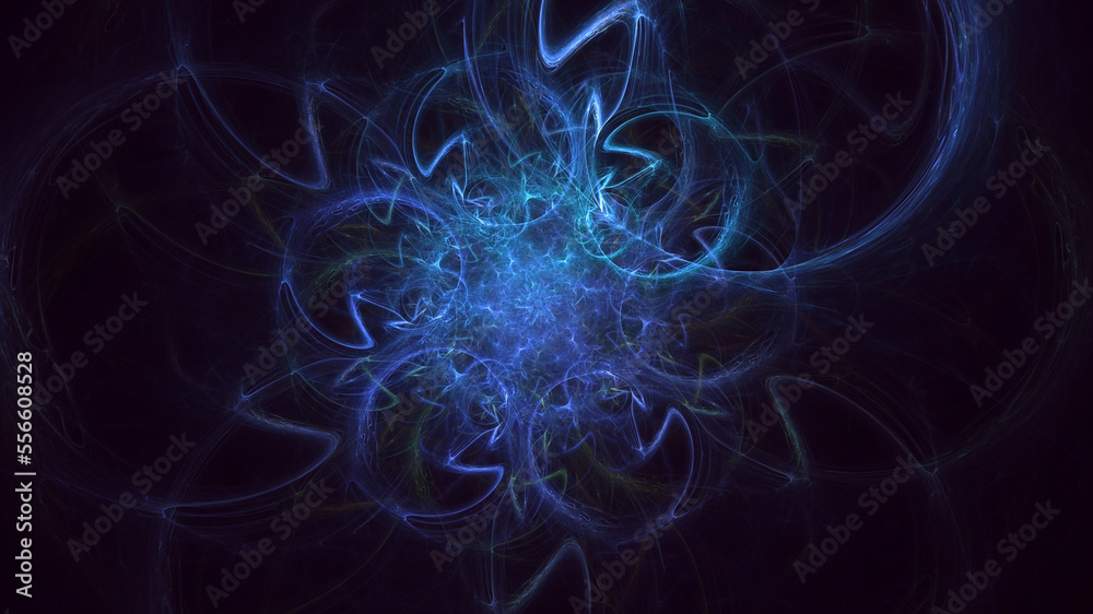 3D rendering abstract colorful fractal light background 3D rendering abstract colorful fractal light background
