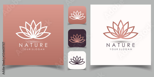 Luxury Leaf And Drop With Line Art Style, Premium Cbd Oil, Marijuana, Cannabis Logo Design And Business Card,