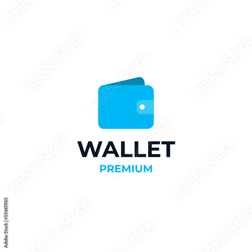 Mobile wallet logo design template illustration