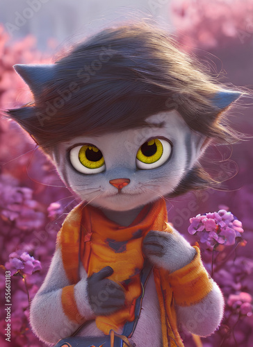 Cat Love Vibrant #22