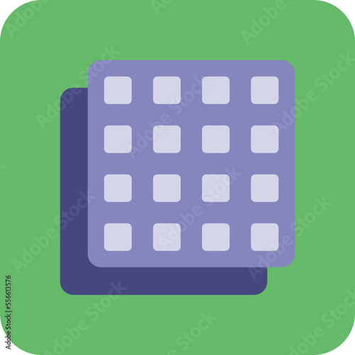 Apps Multicolor Round Corner Flat Icon