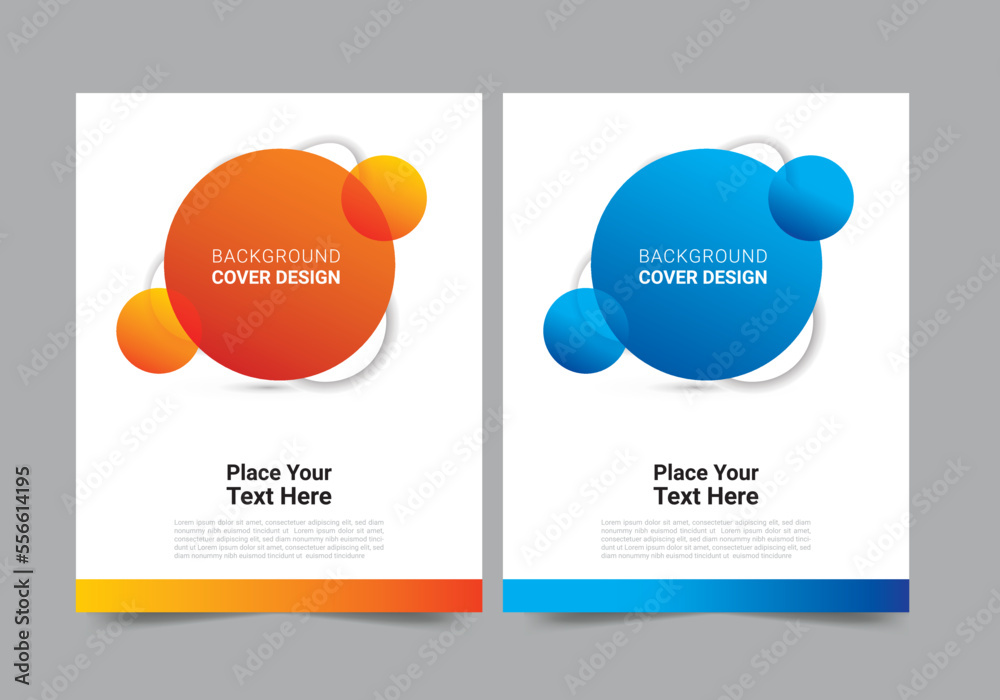 Cover design annual report and business catalog, magazine, flyer or booklet. Brochure templates