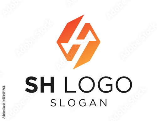 Free Download Logo about SH Letter on a white background. created using the CorelDraw application. - GFXLoad