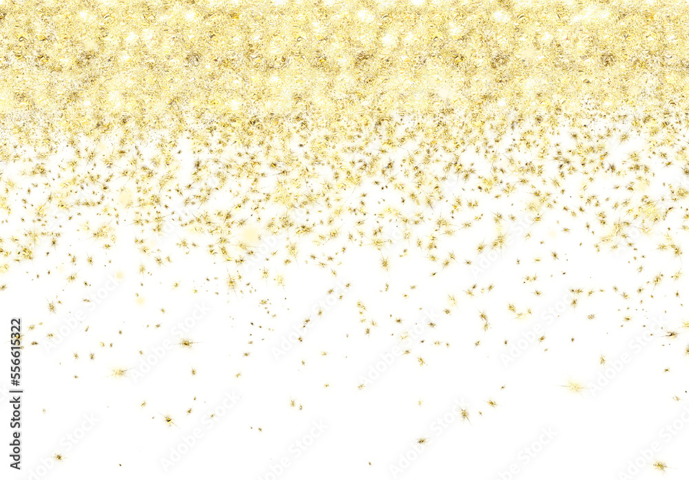 gold particles shining element