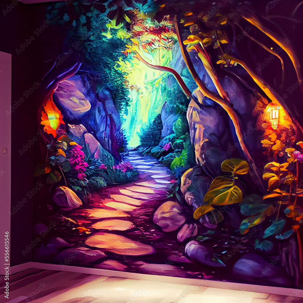 Fototapeta premium Romantic Evening Path