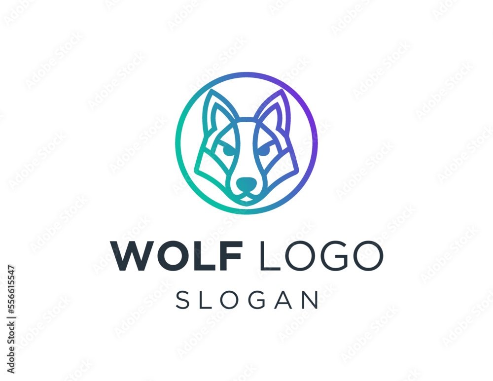 Logo about Wolf on a white background. created using the CorelDraw application. Logo about Wolf on a white background. created using the CorelDraw application.
