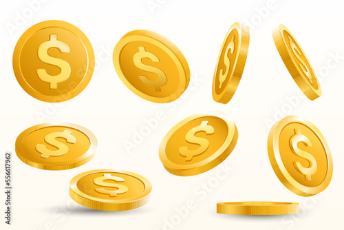 set of gold coins