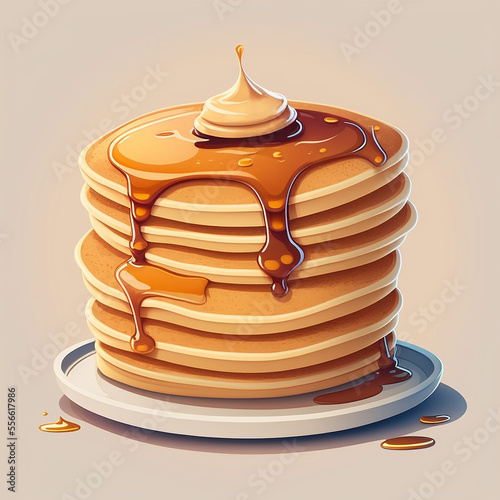 Pancake Vector Art