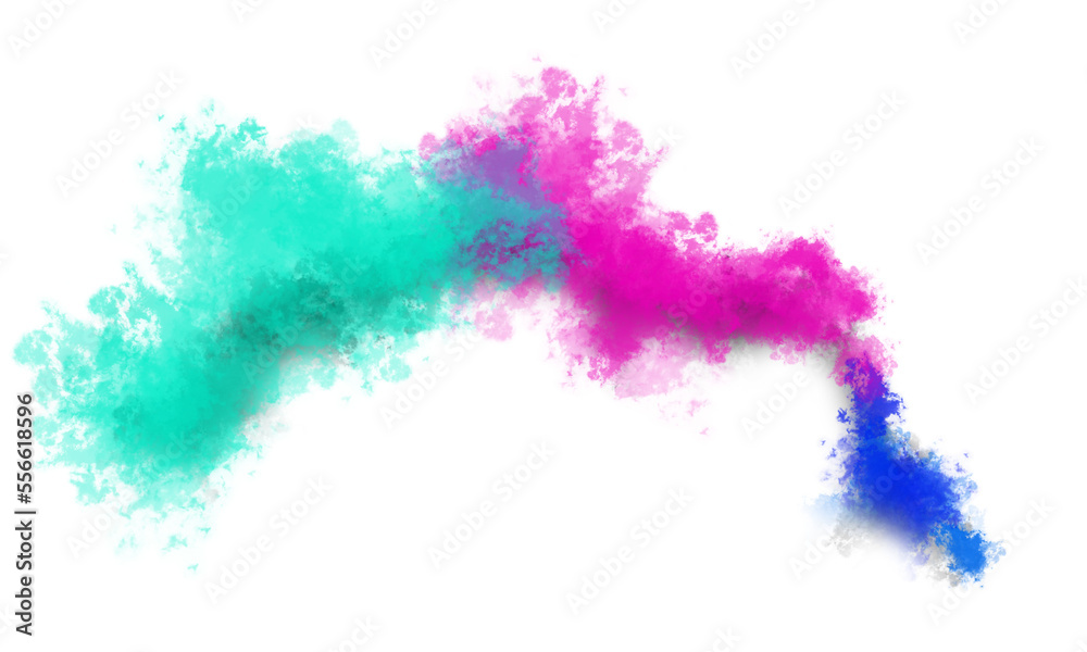 Easy-to-use colored smoke