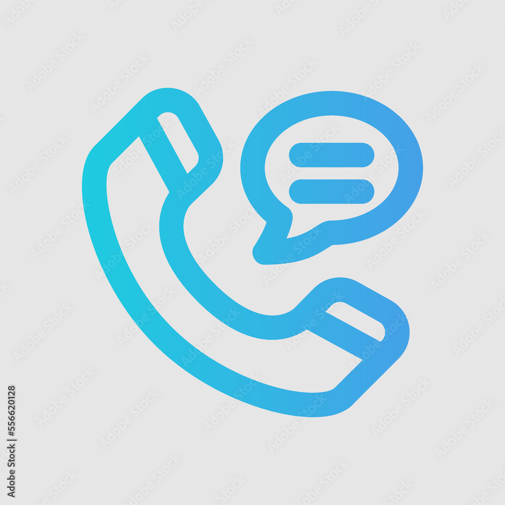 Contact us icon in gradient style, use for website mobile app presentation Contact us icon in gradient style, use for website mobile app presentation