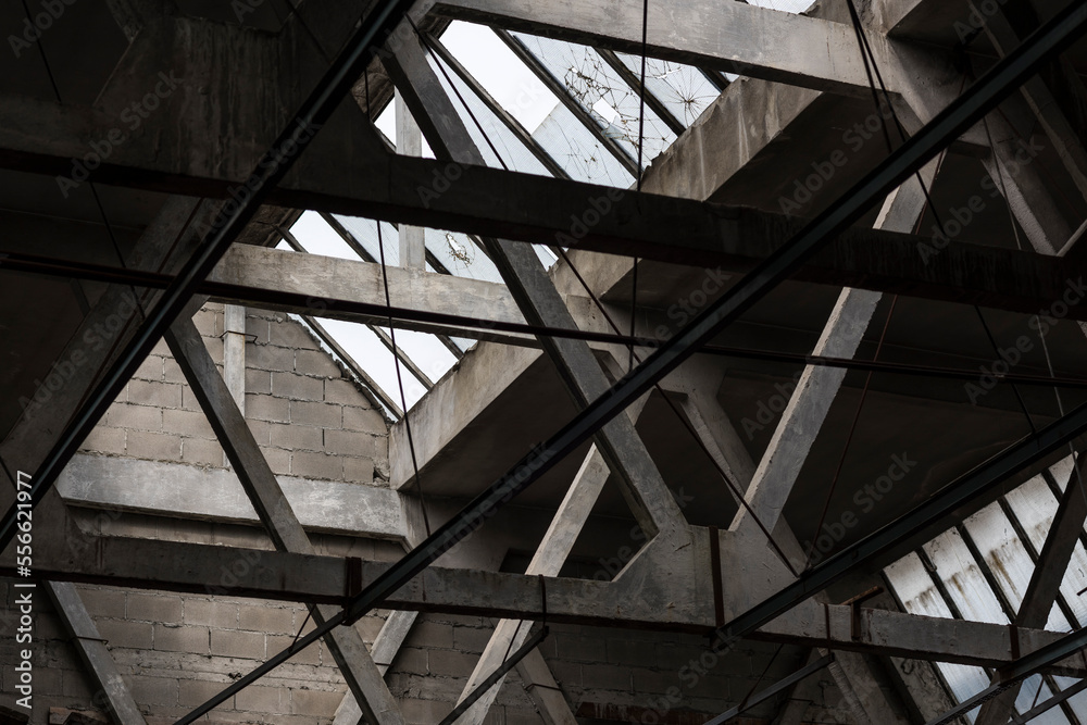 Details of an old abandoned factory