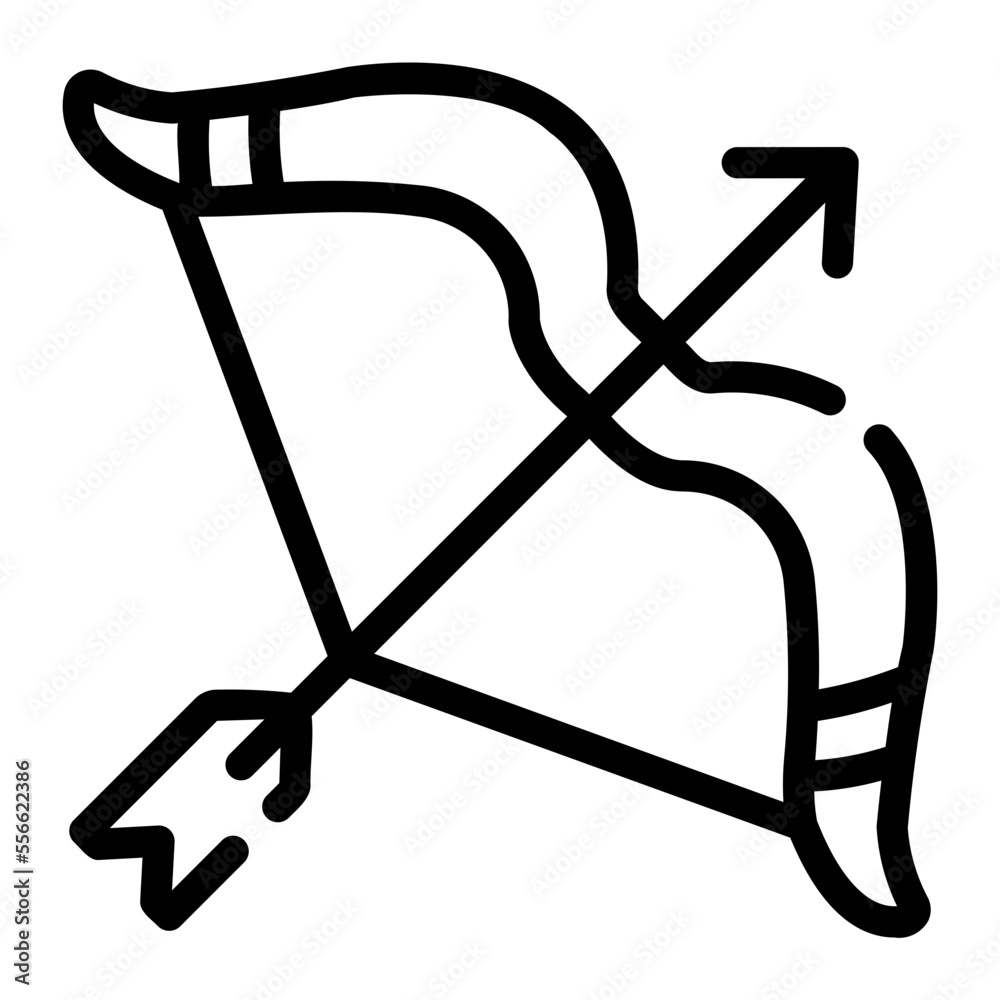 bow line icon bow line icon