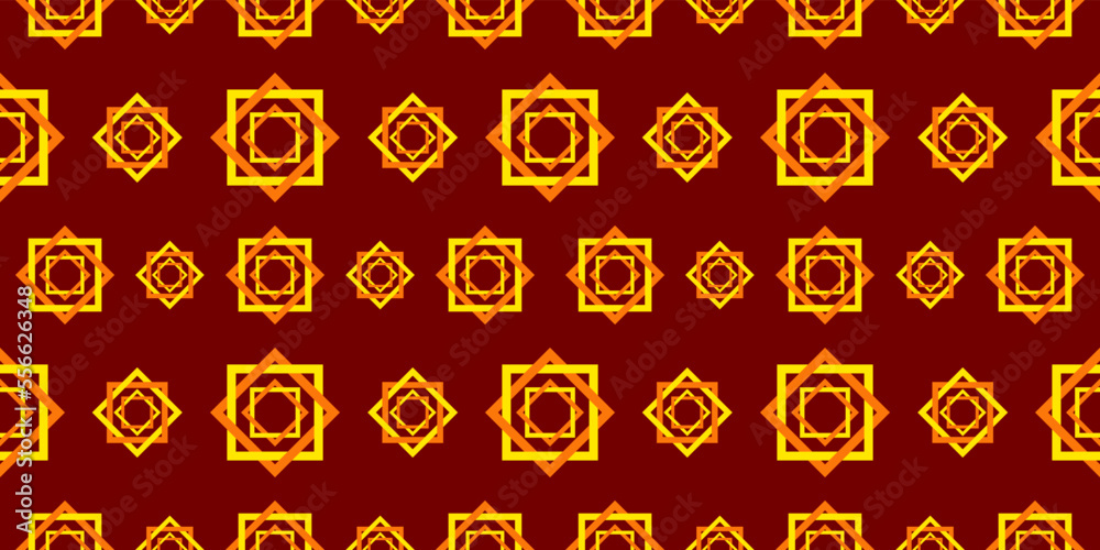 Seamless pattern ethnic geometric square. Vector illustration. Good quality. Good design