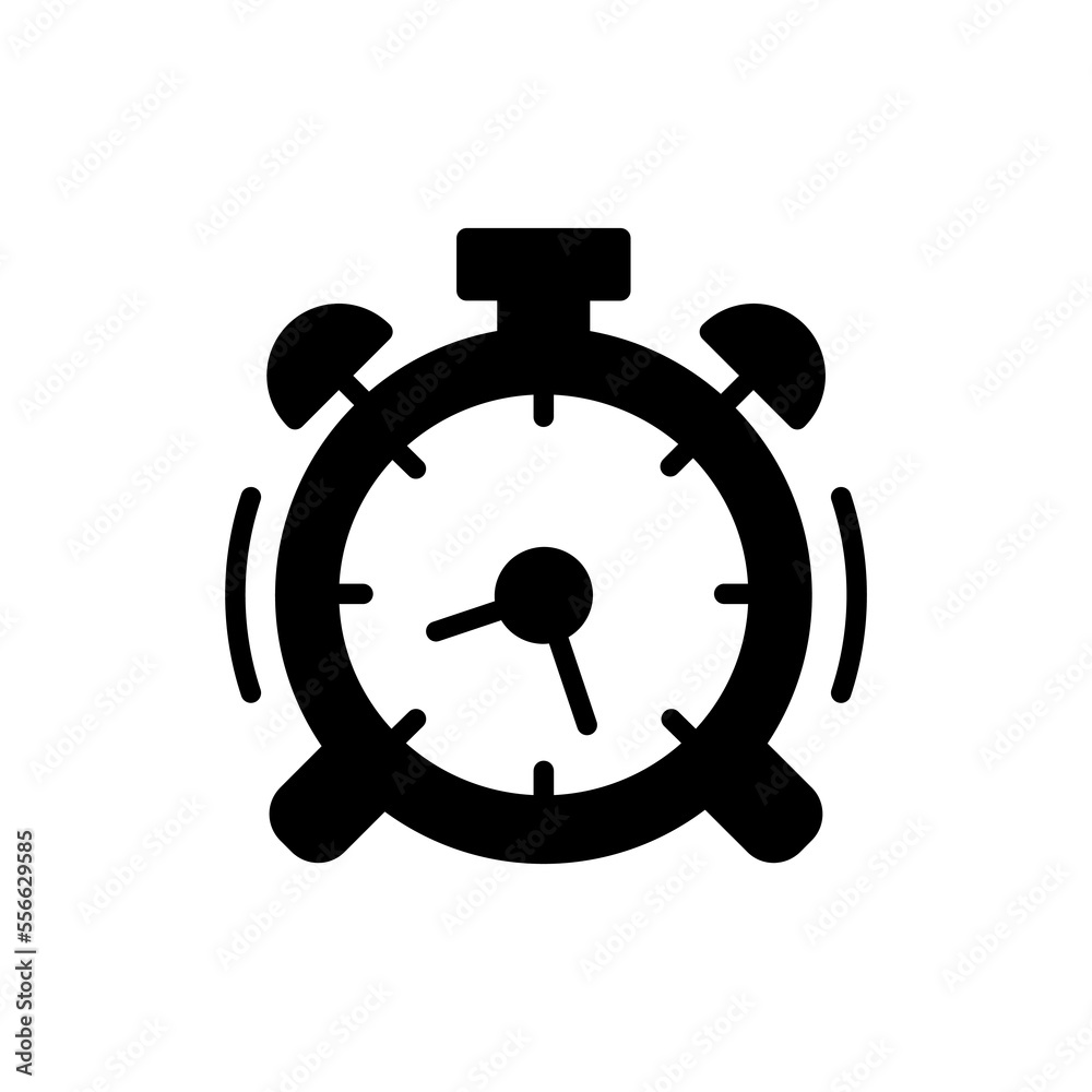 Obraz premium Alarm Clock icon in vector. Logotype