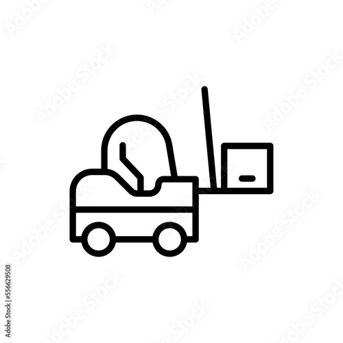 Logistics icon in vector. Logotype