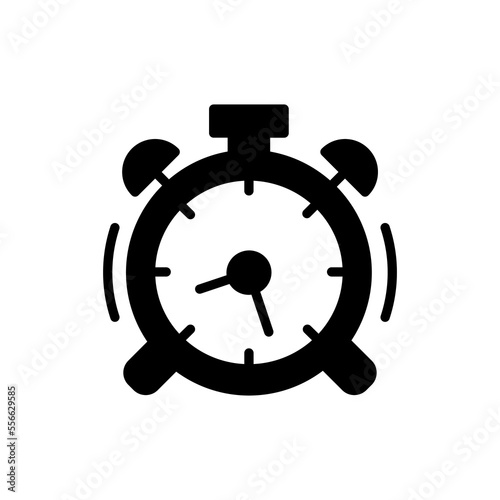 Alarm Clock icon in vector. Logotype