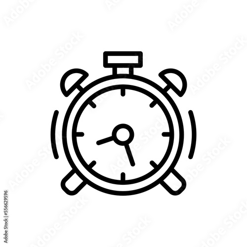Alarm Clock icon in vector. Logotype