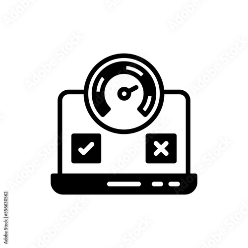 Testing  icon in vector. Logotype