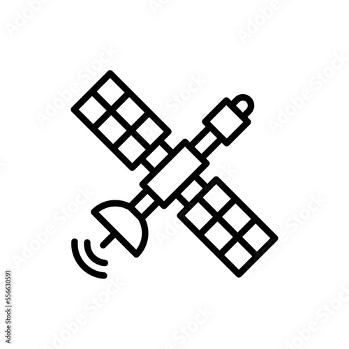 Satellite icon in vector. Logotype