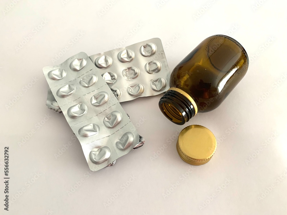 bottle of pills