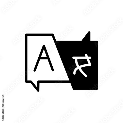 Languages icon in vector. Logotype