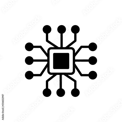 Artificial icon in vector. Logotype