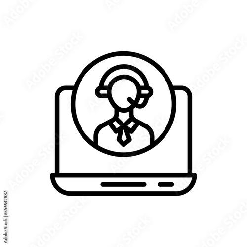 Assistant icon in vector. Logotype