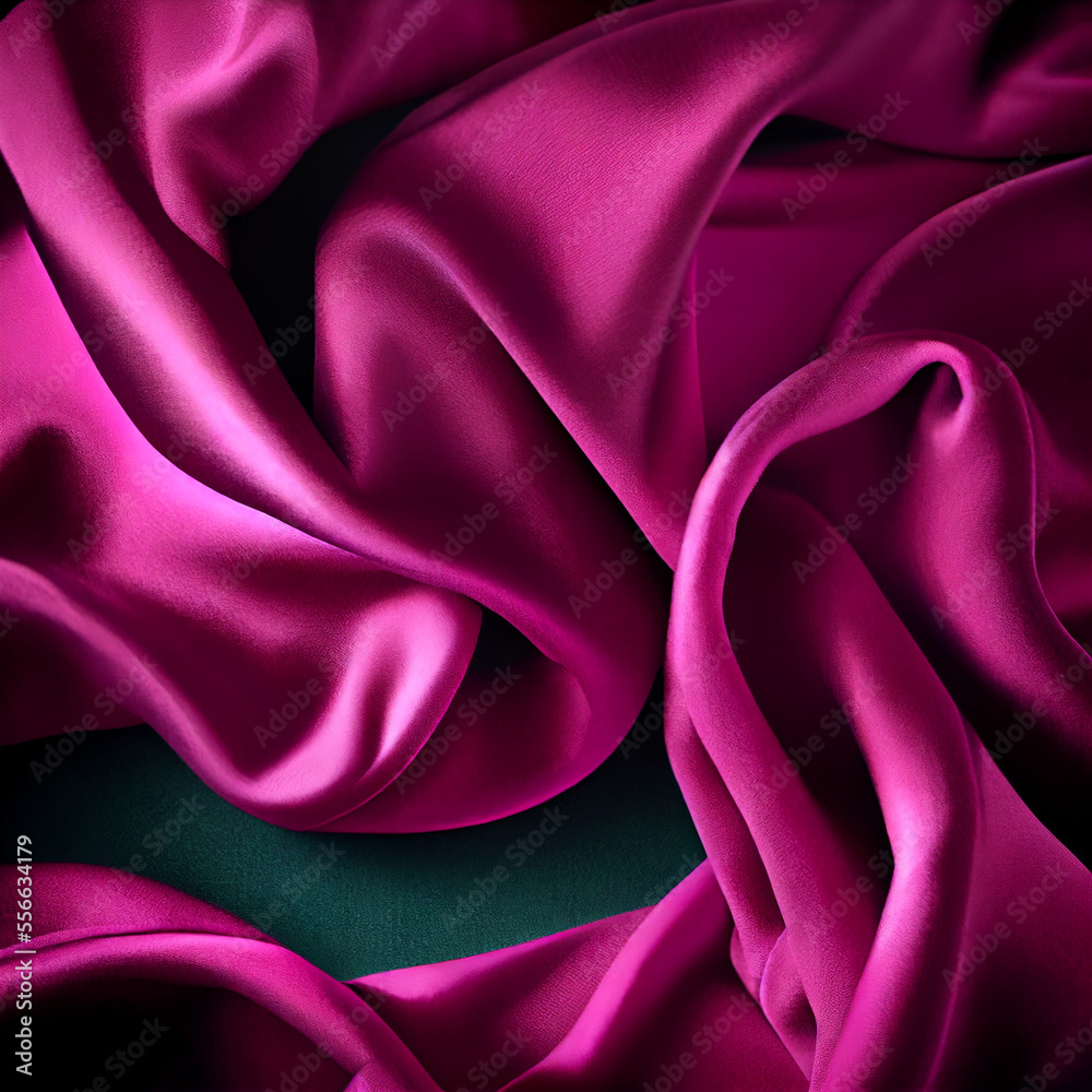 Obraz premium Luxurious cloth backgroud, velvet velo background, generative ai