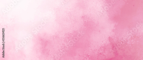 Abstract magenta shades aquarelle illustration. Watercolor canvas for creative grunge design, acrylic shinny pink flowing ink grunge texture, soft pink splash abstract pink background.