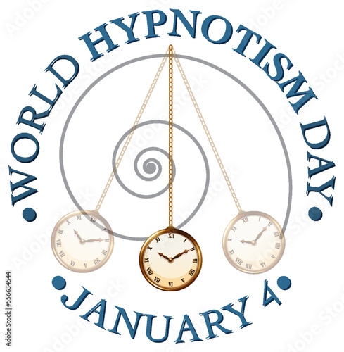 World hypnotism day January icon