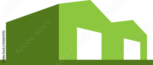Industrial building factory svg